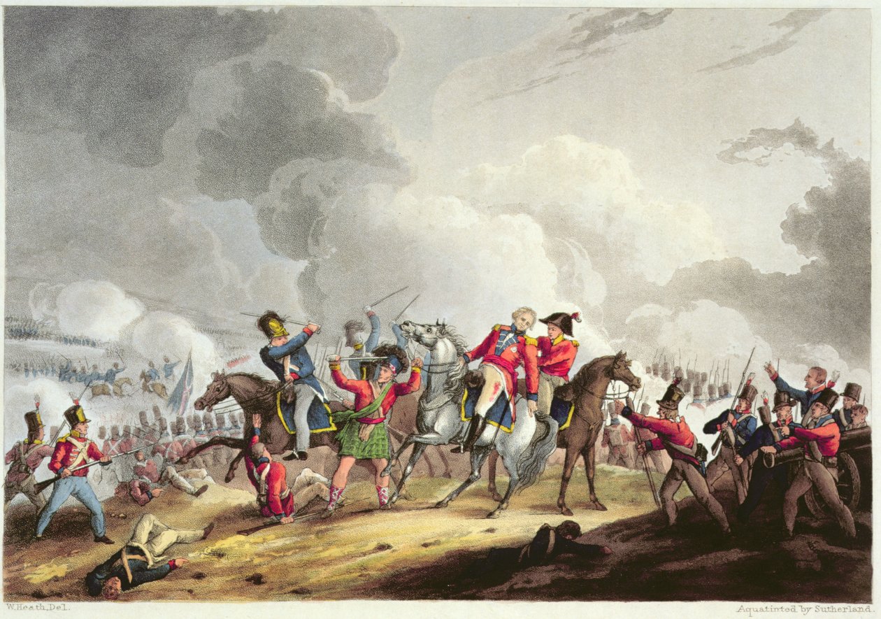 Smrt sira Ralpha Abercrombyho (1734-1801) 21. března 1801, z 