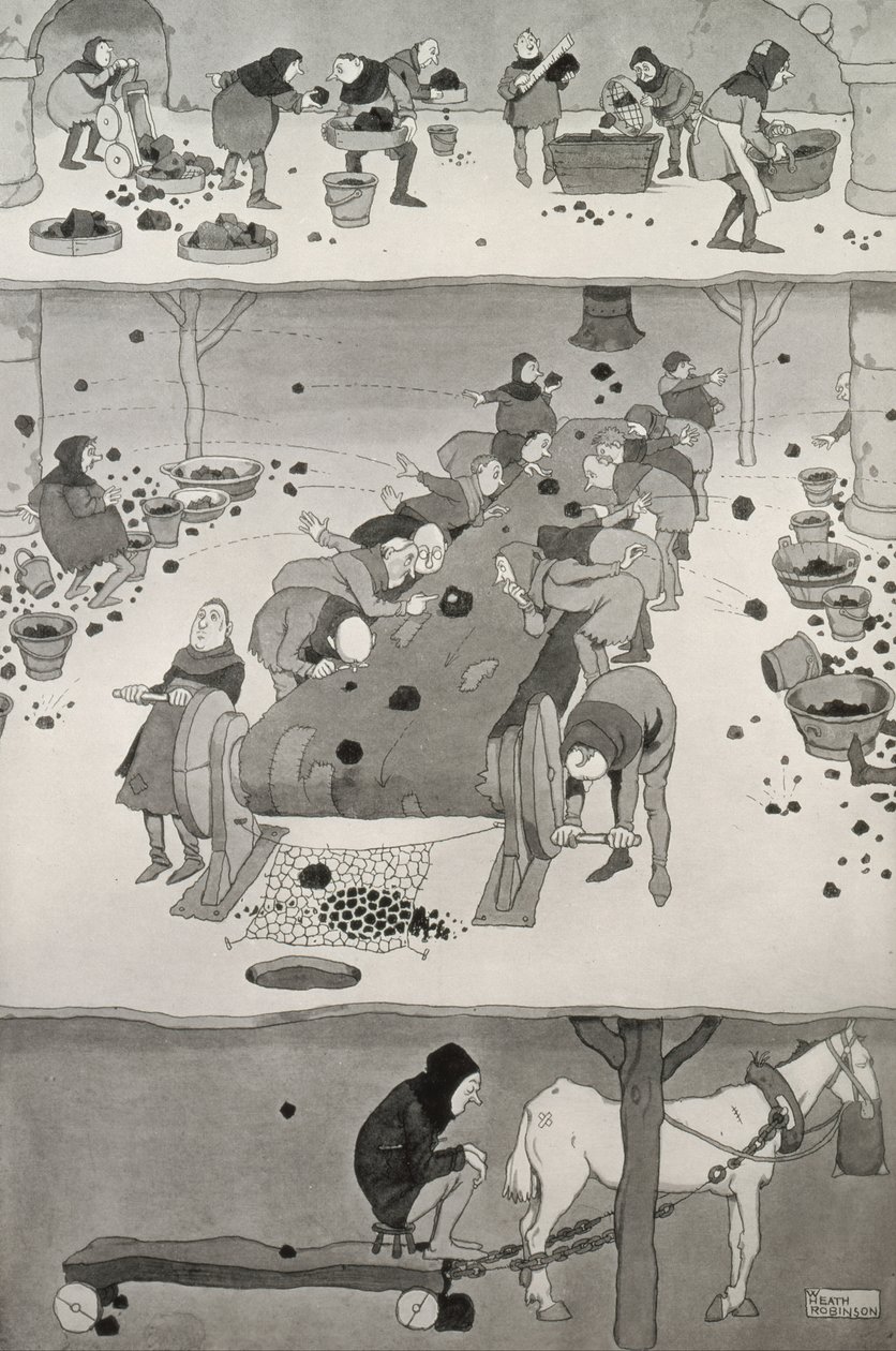 Screening and Picking, c.1930 od William Heath Robinson