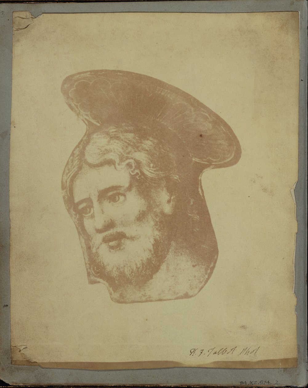 (Hlava neznámého světce) od William Henry Fox Talbot