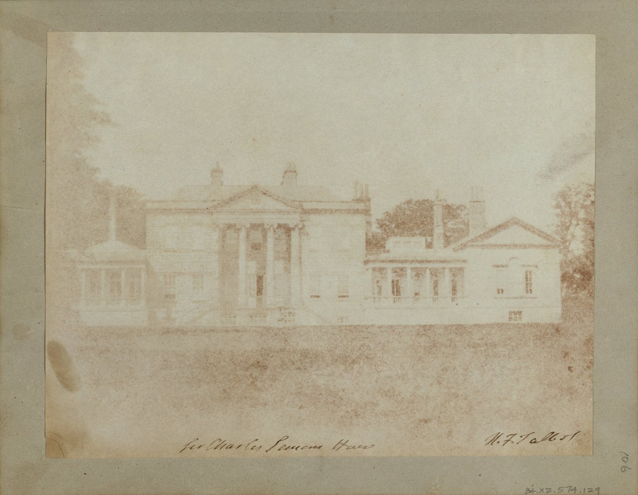 Carclew House, poblíž Truro, Cornwall. od William Henry Fox Talbot