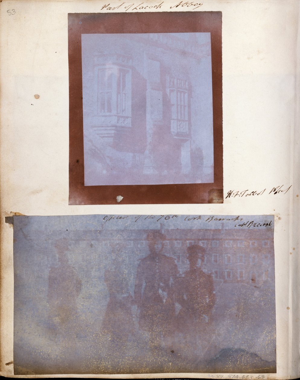 Část jižní fronty opatství Lacock. od William Henry Fox Talbot