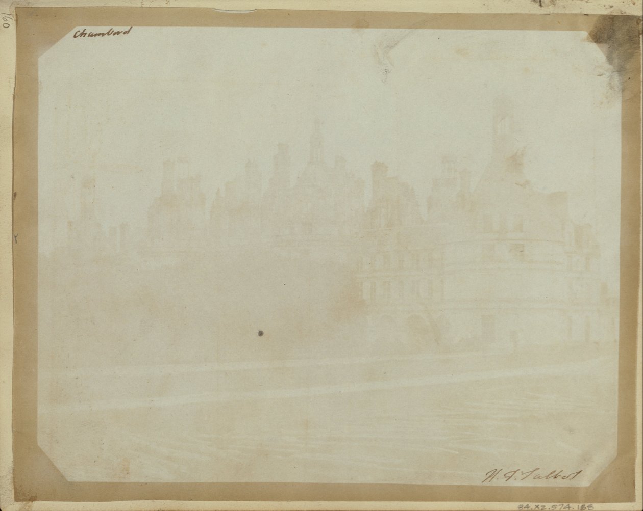 Zámek Chambord. od William Henry Fox Talbot