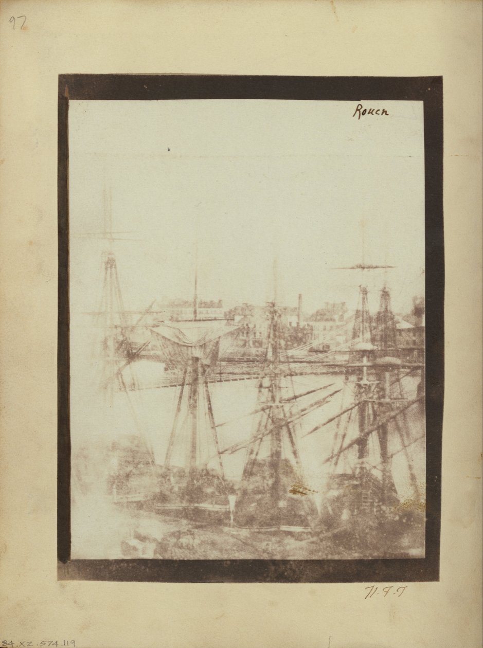 Přístav v Rouenu. od William Henry Fox Talbot