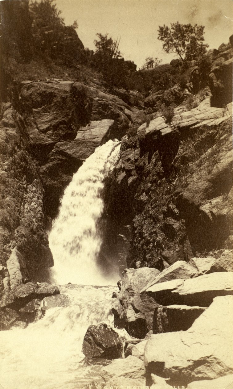 Rainbow Falls, kolem roku 1880 (tisk alba) od William Henry Jackson