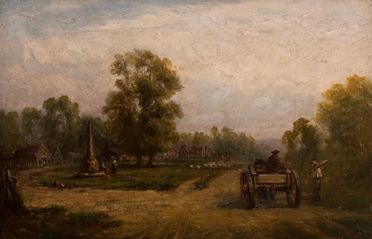 Meriden Green, konec 19. století od William Henry Vernon