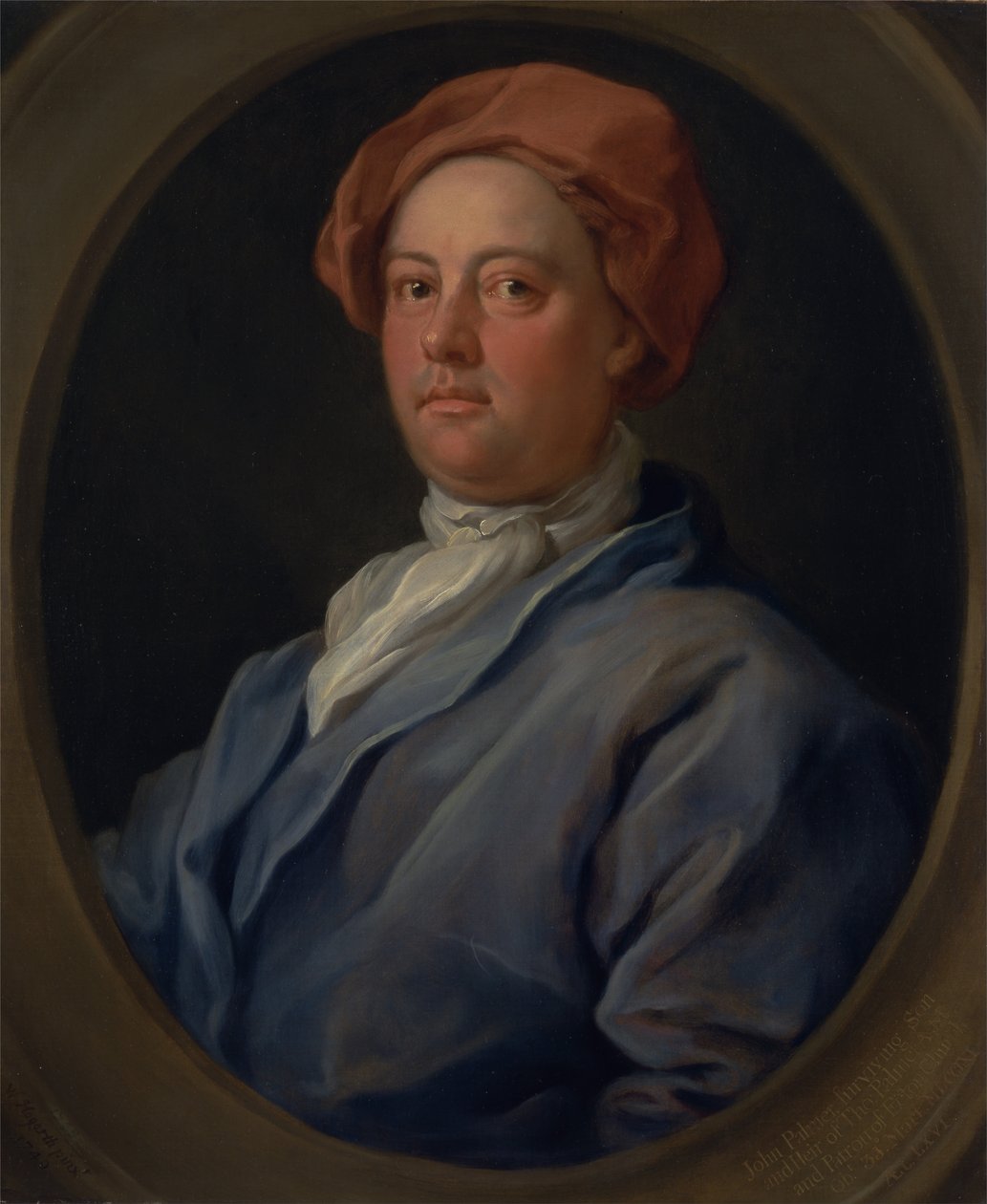 John Palmer, advokát vnitřního chrámu od William Hogarth