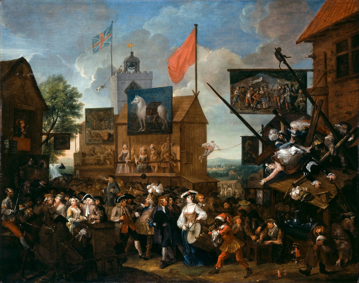 Southwark Fair od William Hogarth