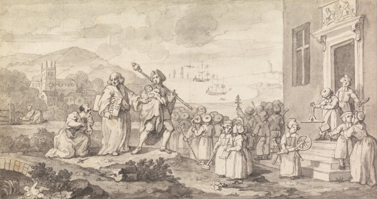 Studium pro nalezence od William Hogarth