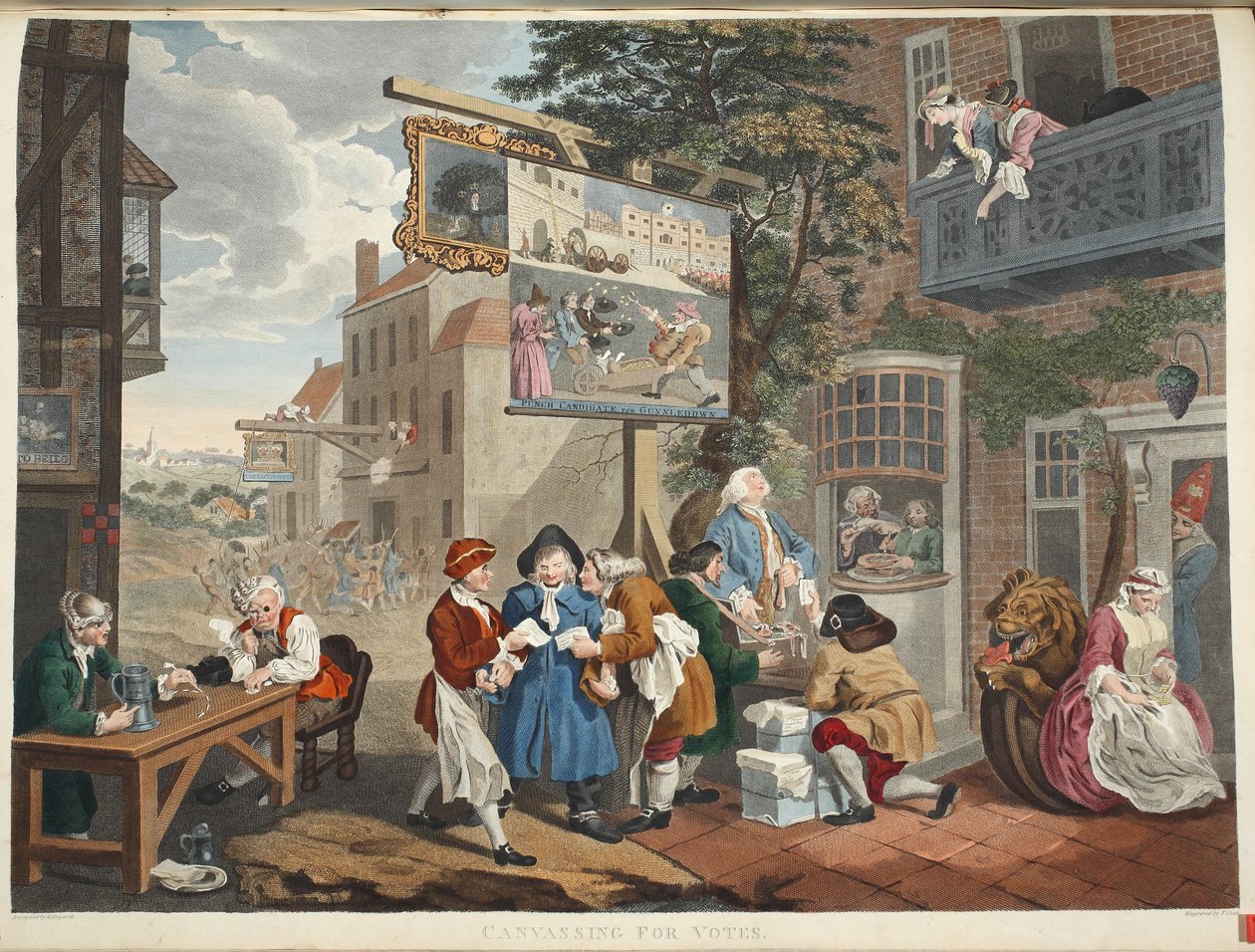 The Election II: Canvassing for Votes, ilustrace z 