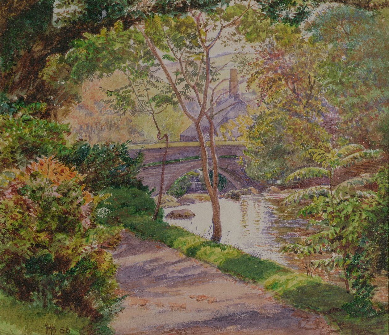 The Ivy Bridge, Devon, 1860 (wc) od William Holman Hunt