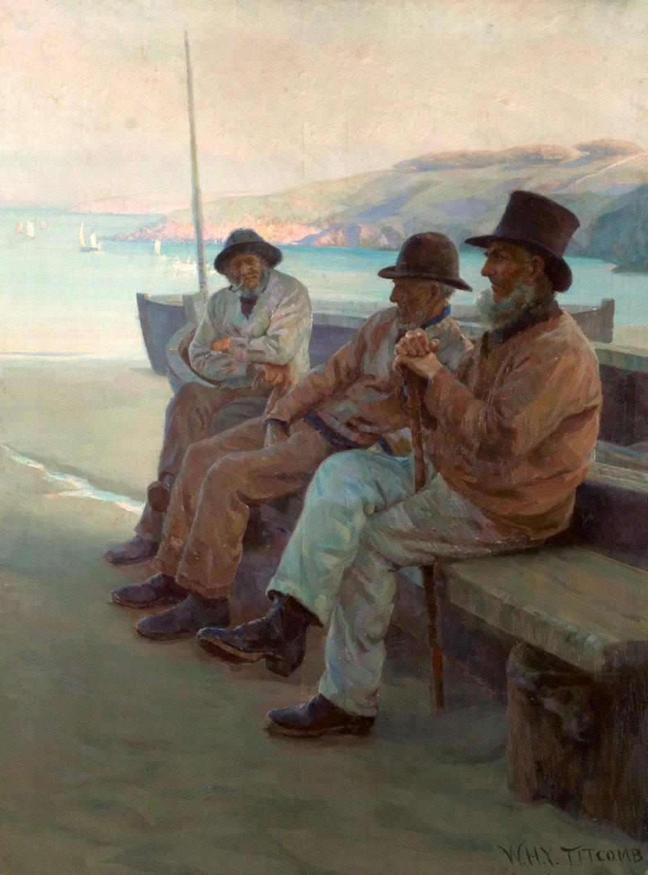 Staří mořští psi, 1891 od William Holt Yates Titcomb
