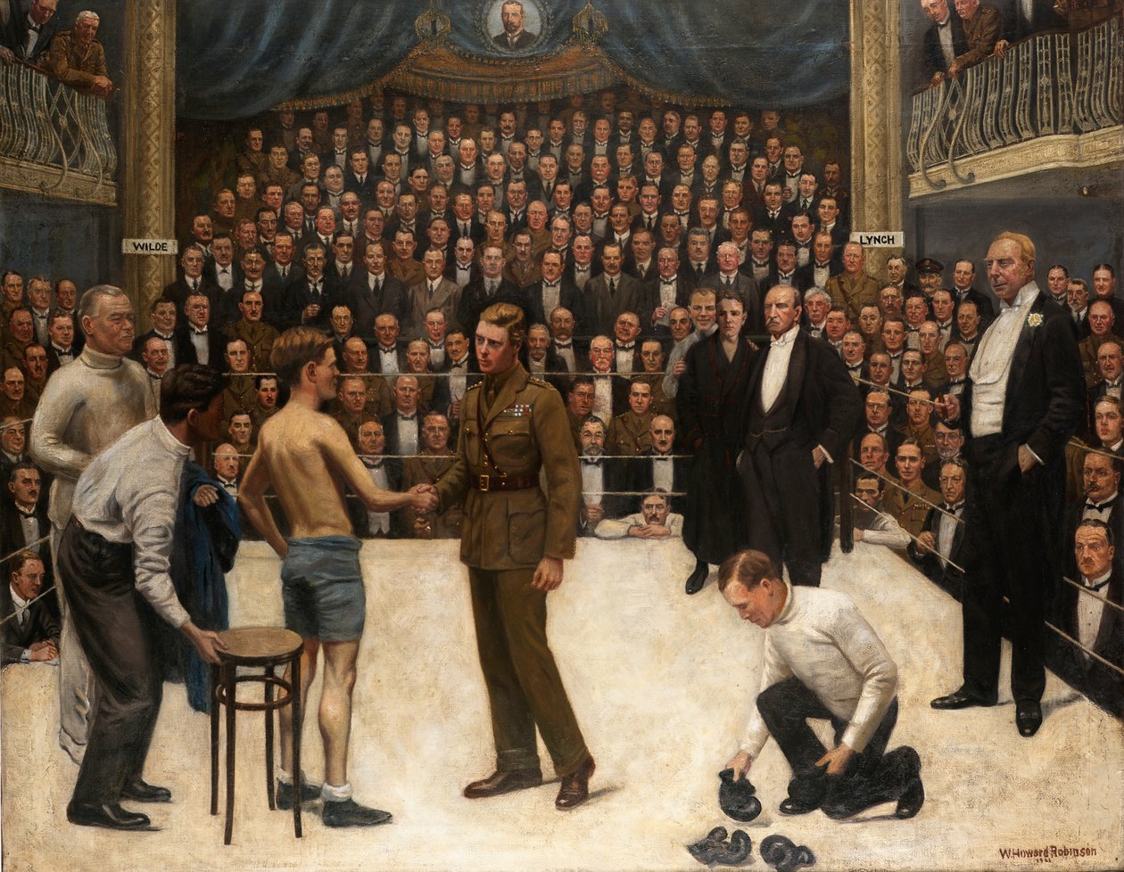 A Welsh Victory at the National Sporting Club od William Howard Robinson