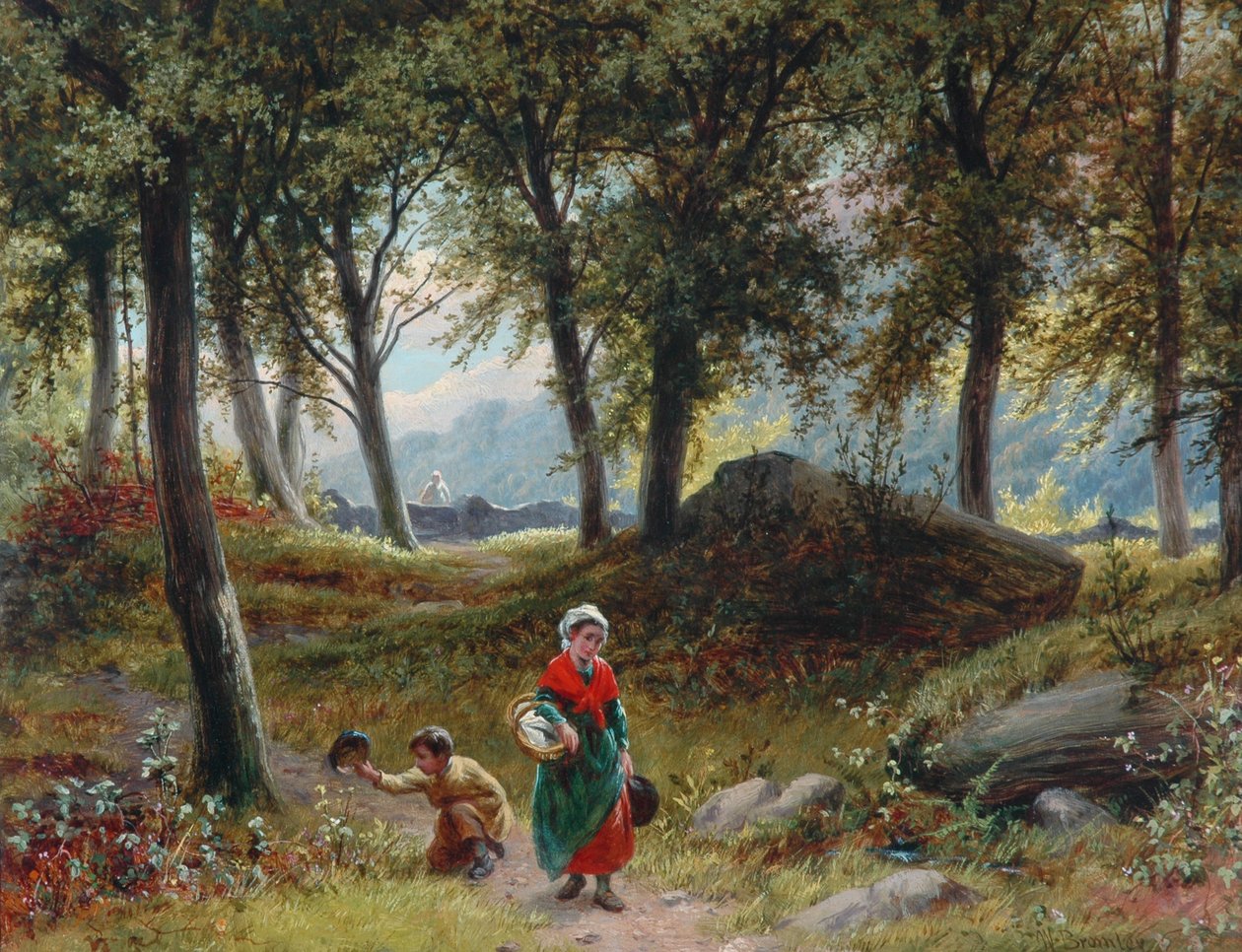 Cesta lesem, 1795 od William I Bromley