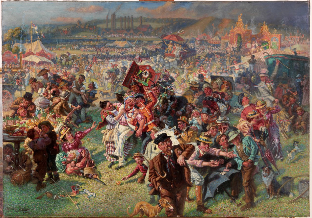 Závody v Blaydonu - studie ze života, 1903 od William Irving