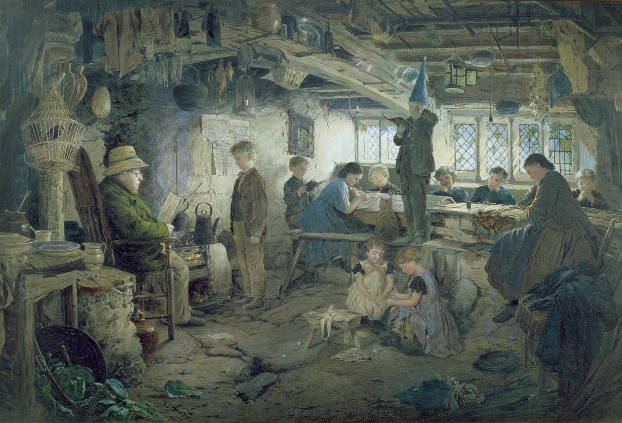 Přísný školní mistr, 1868 od William Jabez Muckley