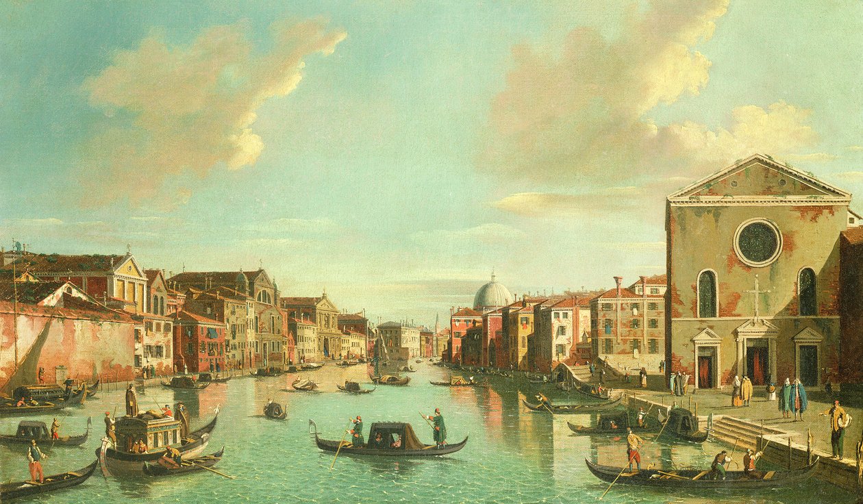 Canal Grande, Benátky, 18. století od William James