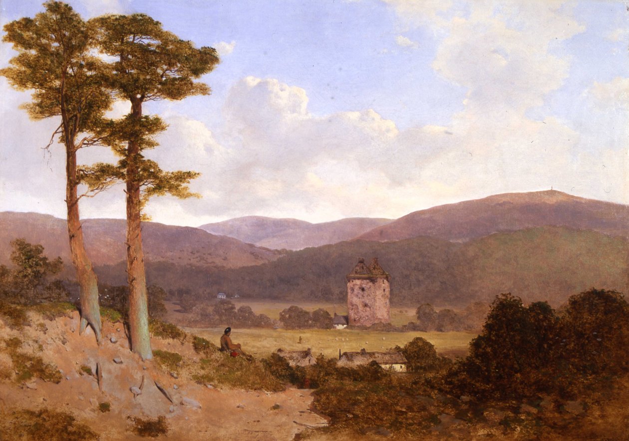 Gilnockie Tower, 1843 od William James Blacklock