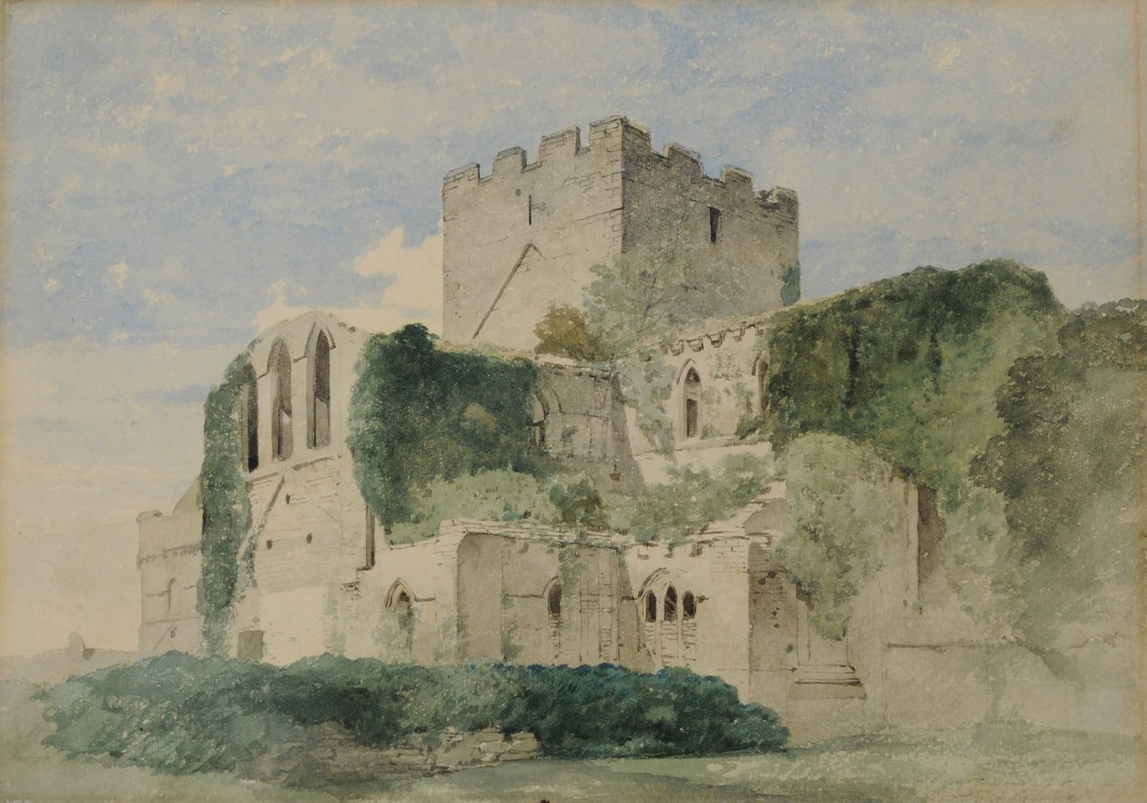 Lanercost Priory, 1850-58 (wc na papíře) od William James Blacklock