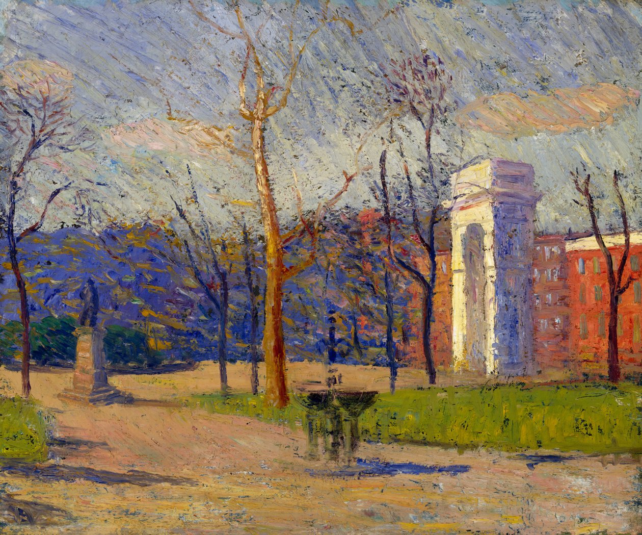 Washingtonské náměstí od William James Glackens