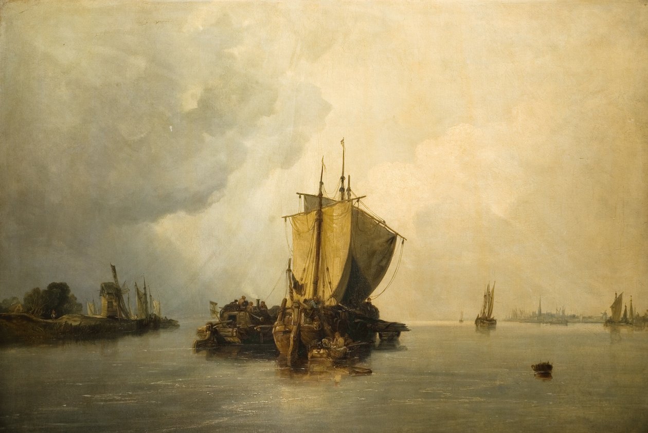 The Mouth of Sheldt, 1836 od William James Muller