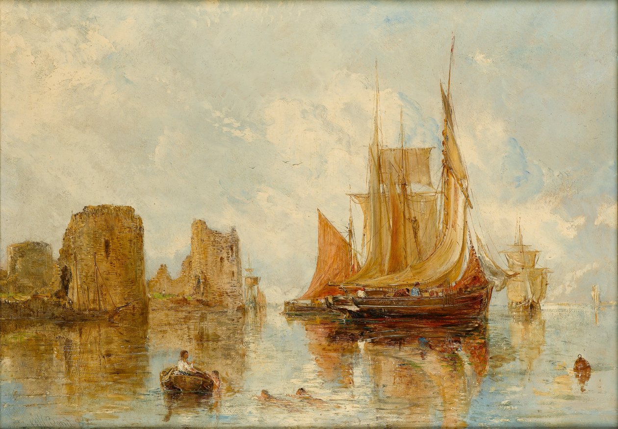 Hrad Flint, 1887 od William Joseph J.C. Bond