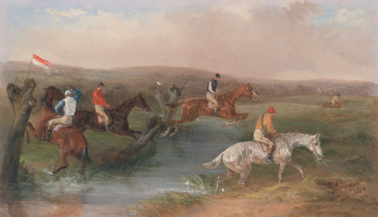Steeplechasing- překážka od William Joseph Shayer