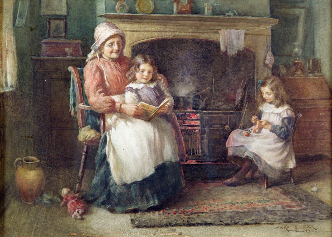 Pohádka na dobrou noc, 1910 od William Kay Blacklock