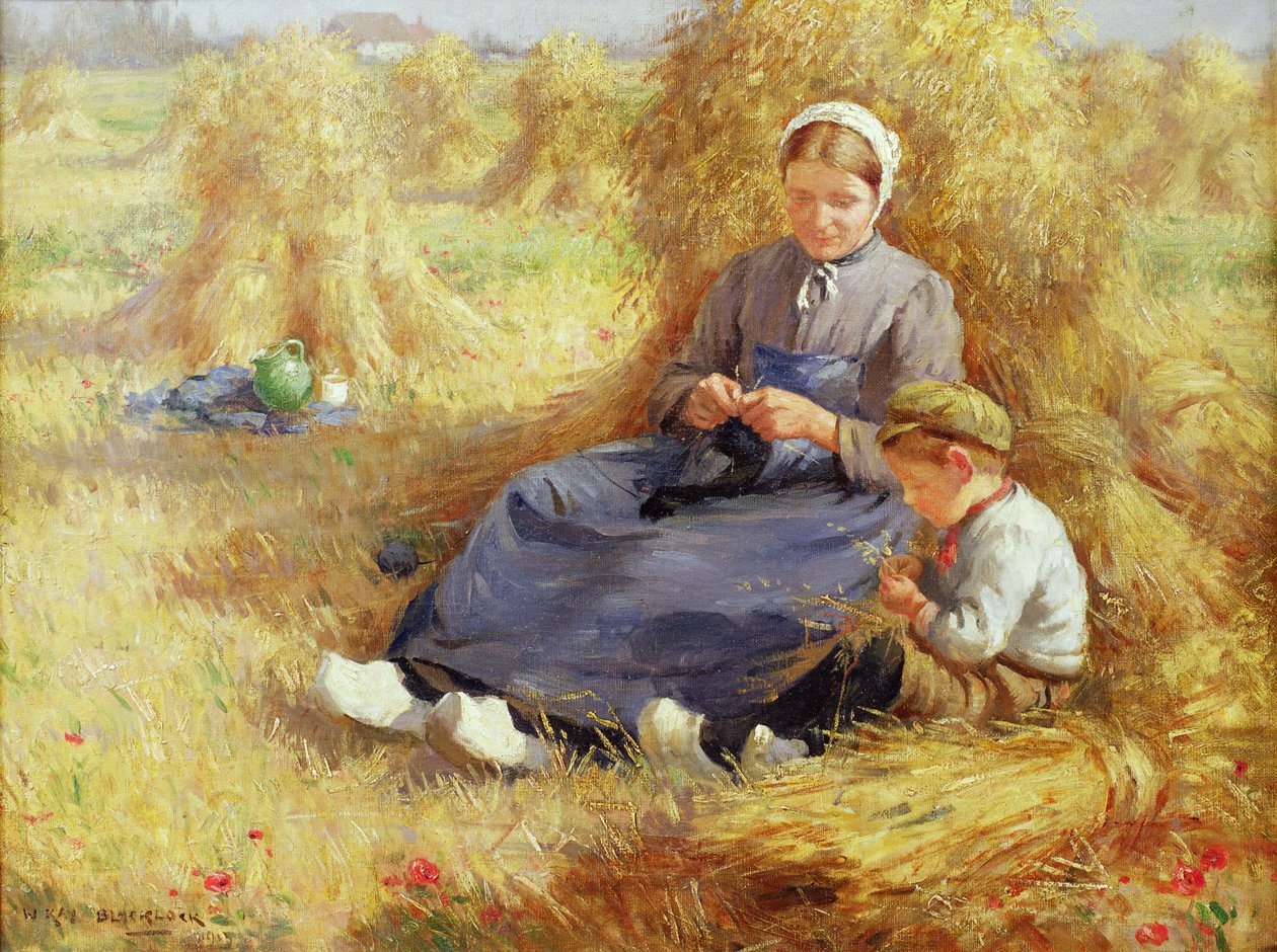 Polední odpočinek, 1915 od William Kay Blacklock