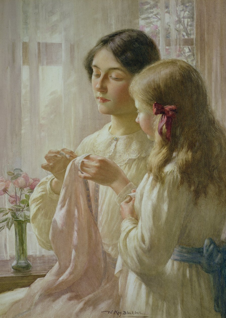 Lekce (wc a barva karoserie na papíře) od William Kay Blacklock