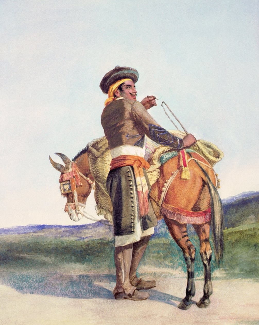 Vodní nosič v Seville, 19. století od William Knight Keeling