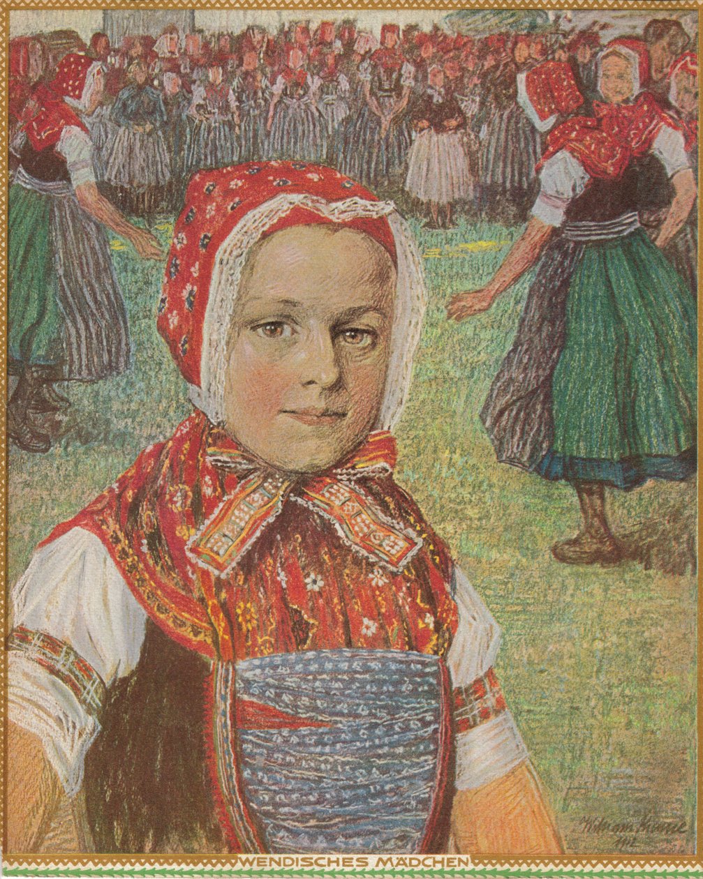 Wendish girl od William Krause