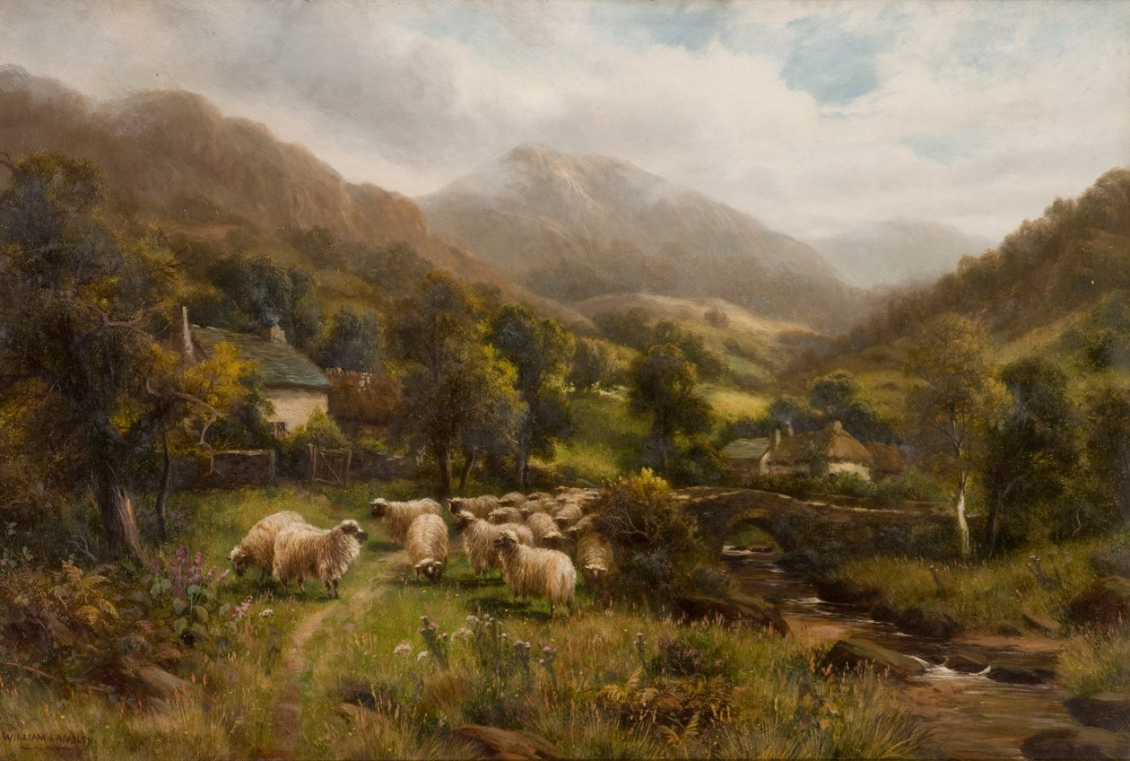 Aber, Severní Wales od William Langley