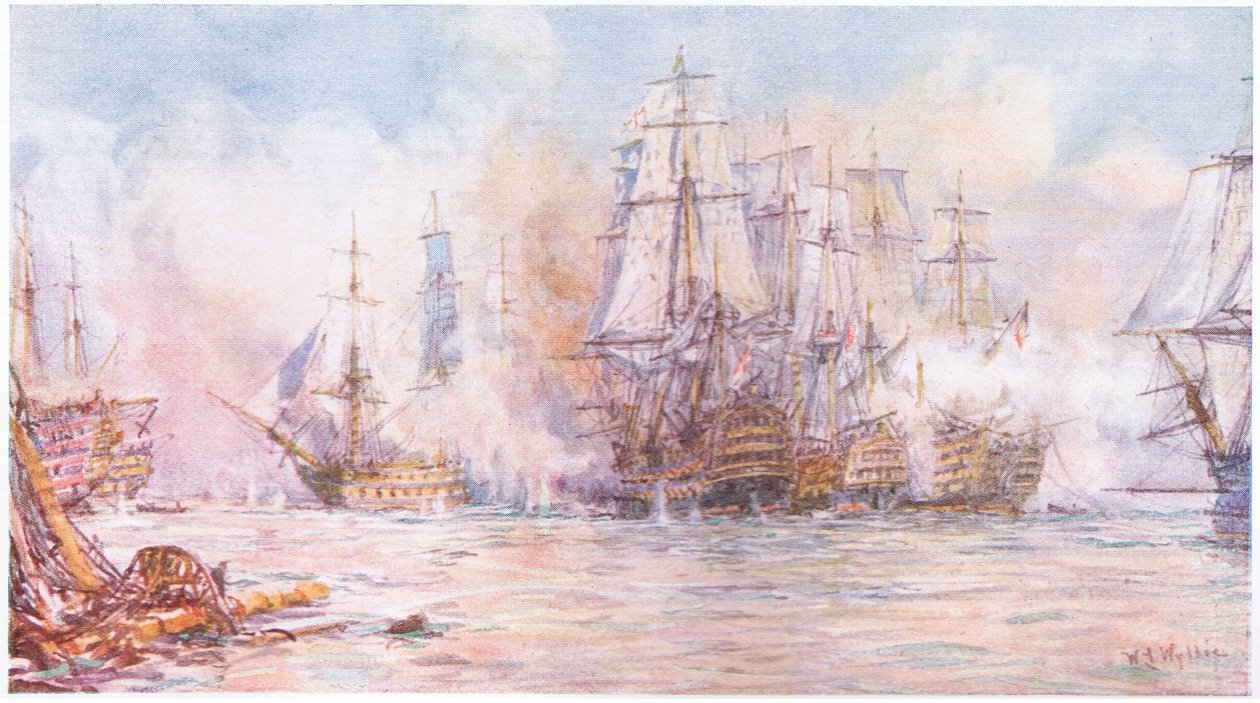 Bitva u Trafalgaru 1805, 1915 od William Lionel Wyllie