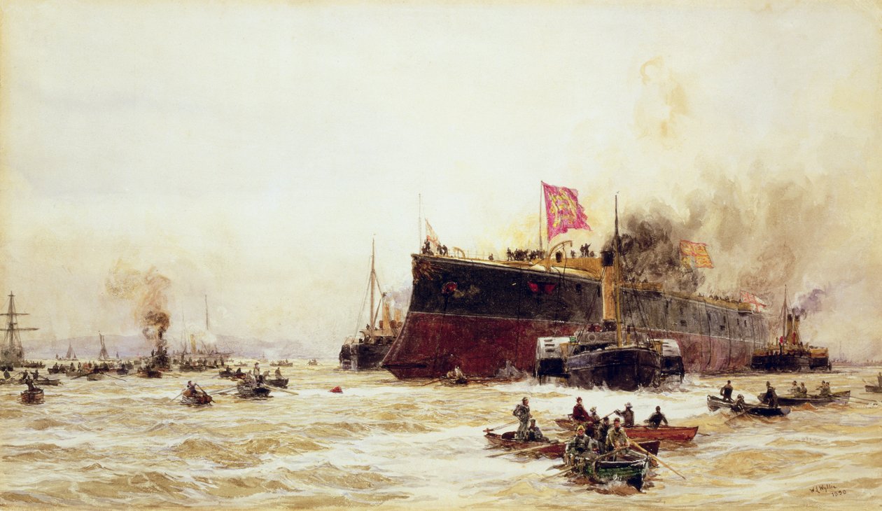 Narození Titána, 1890 od William Lionel Wyllie