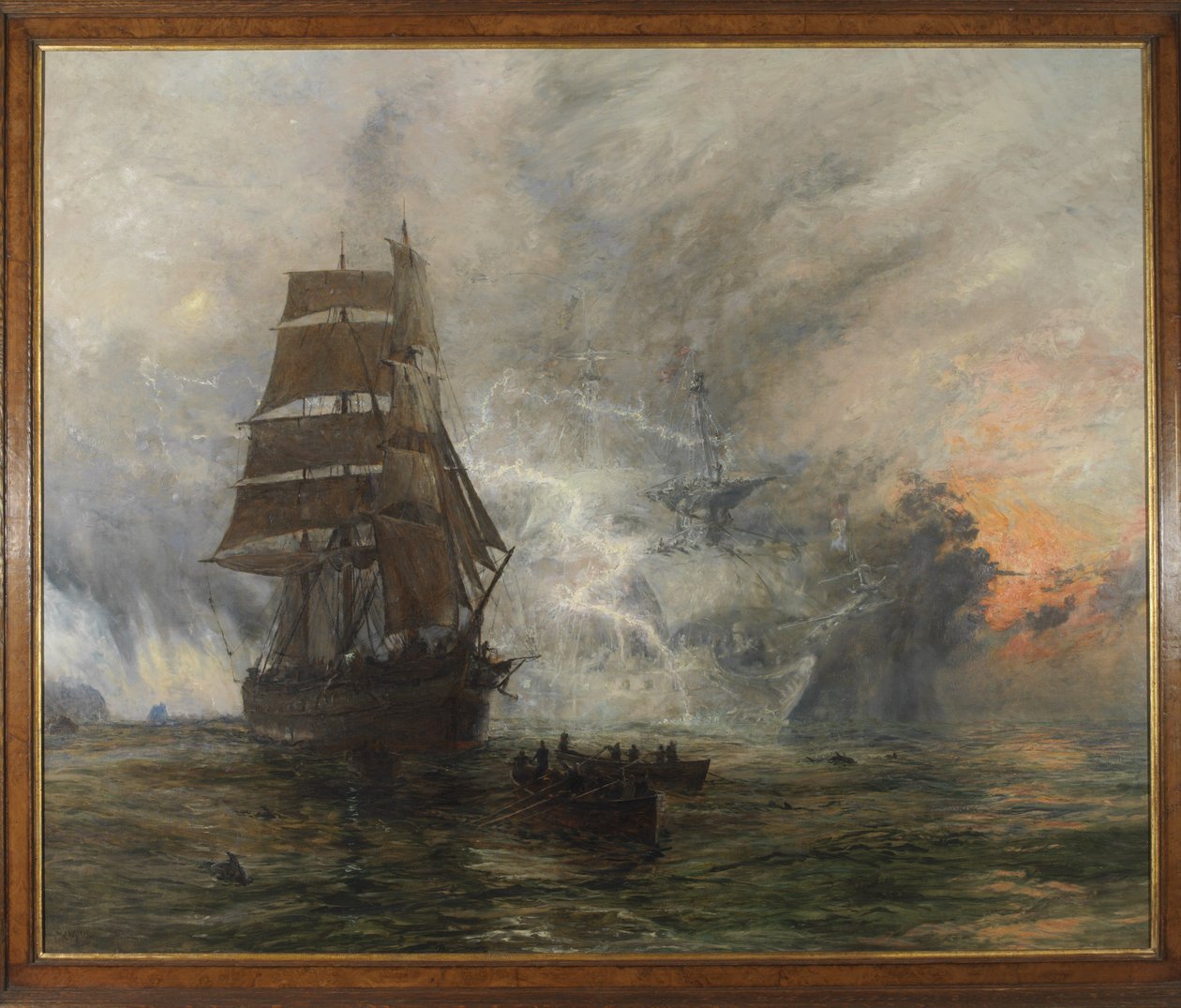 Přízračná loď od William Lionel Wyllie