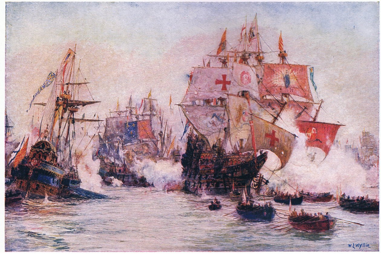 Španělská armáda 1588, 1915 od William Lionel Wyllie