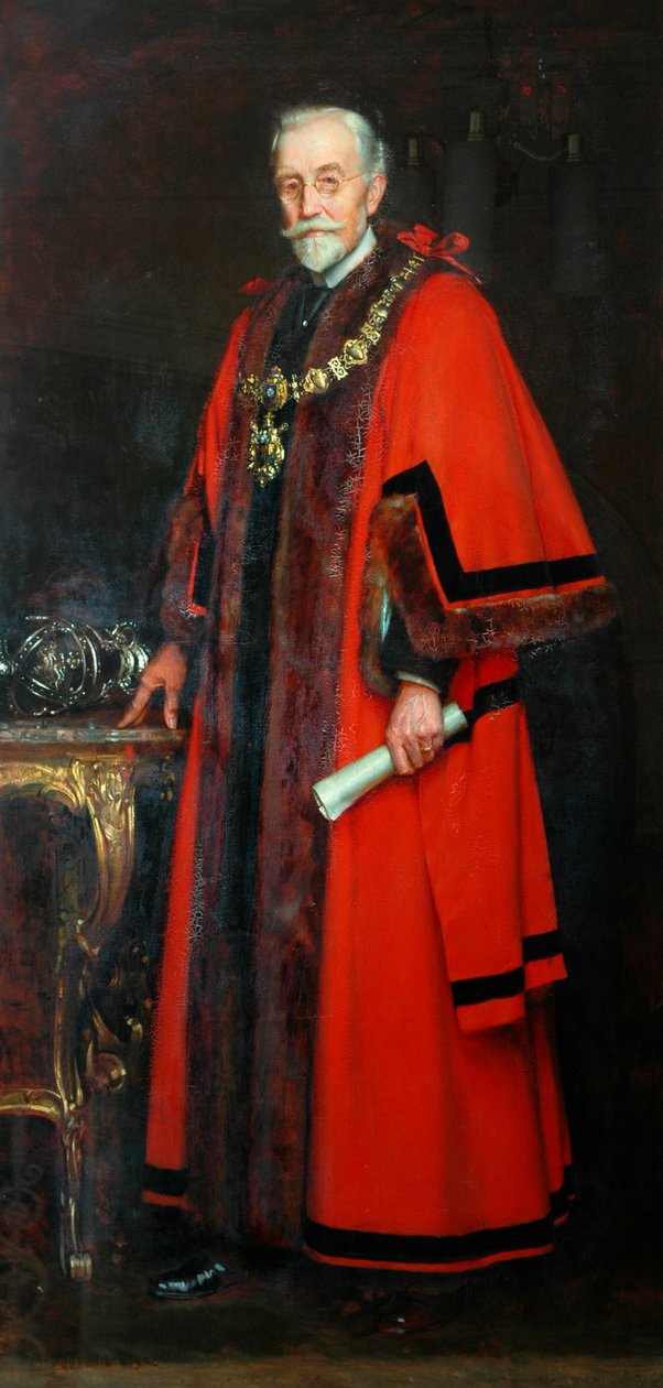 Konšel William Smith, JP, 1908 od William Logsdail
