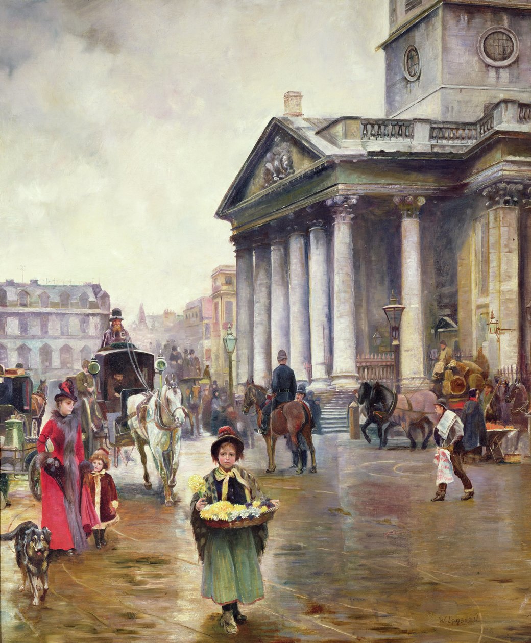 Svatý Martin-in-the-Fields od William Logsdail