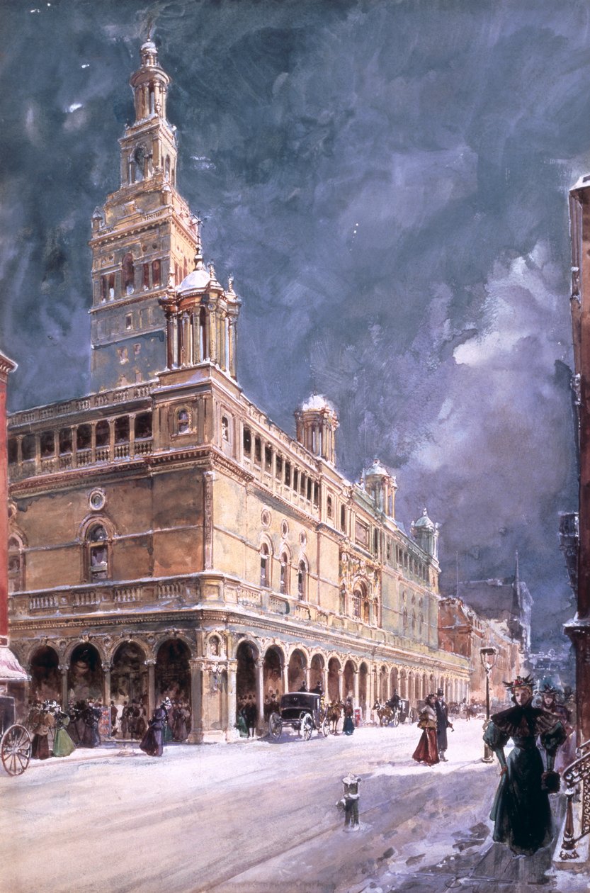Madison Square Garden, New York, 1895 od William Louis Jnr. Sonntag