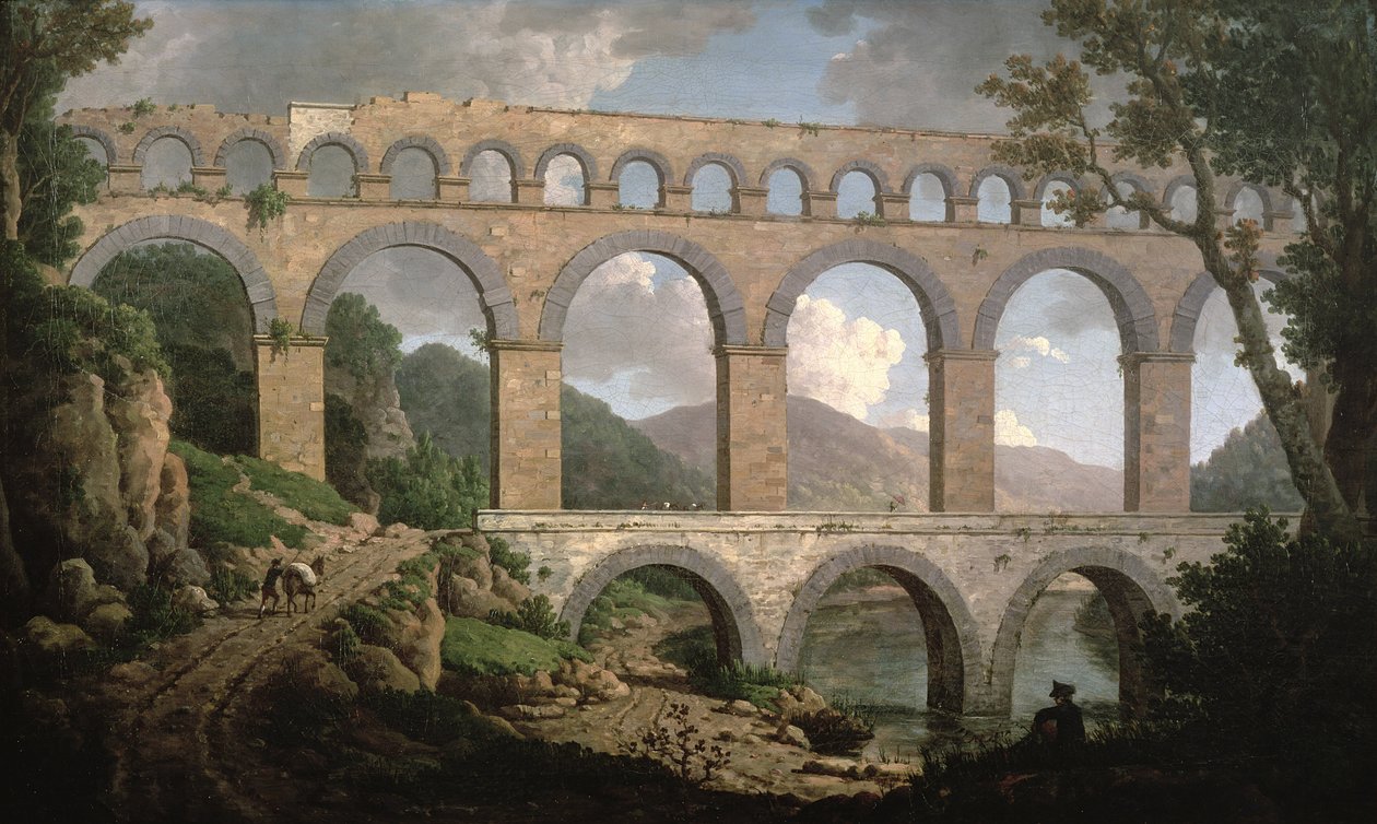 Pont du Gard, Nimes od William Marlow