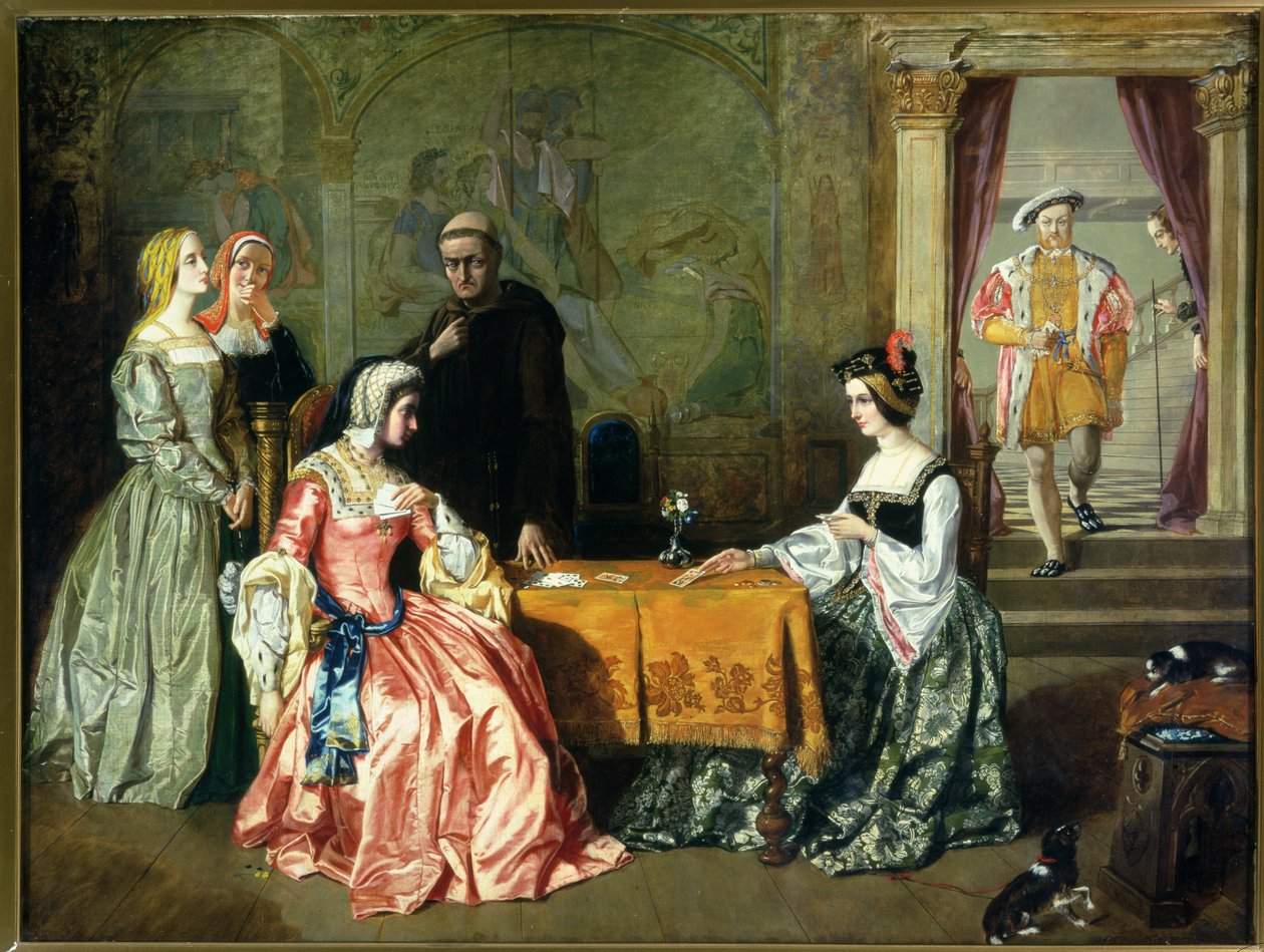 Jindřich VIII. (1491-1547) a jeho manželky od William Maw Egley