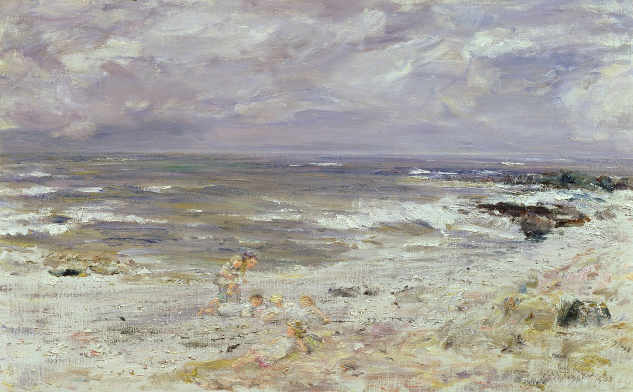 Zlomené počasí - Změna na dobré, 1908 od William McTaggart