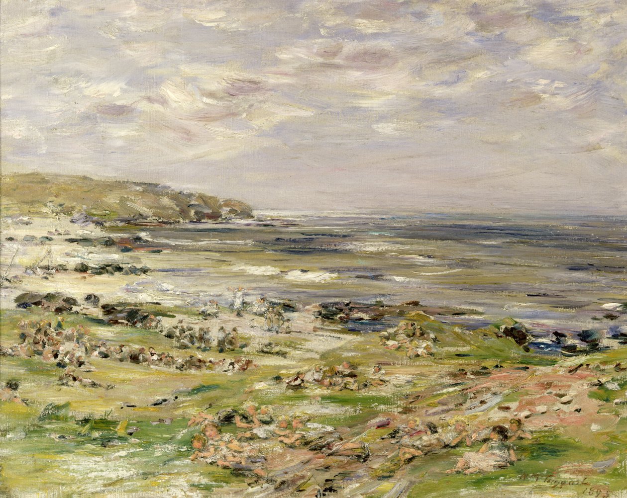 Studium pro kázání svatého Columba, Iona, Vnitřní Hebridy (viz 50689) od William McTaggart