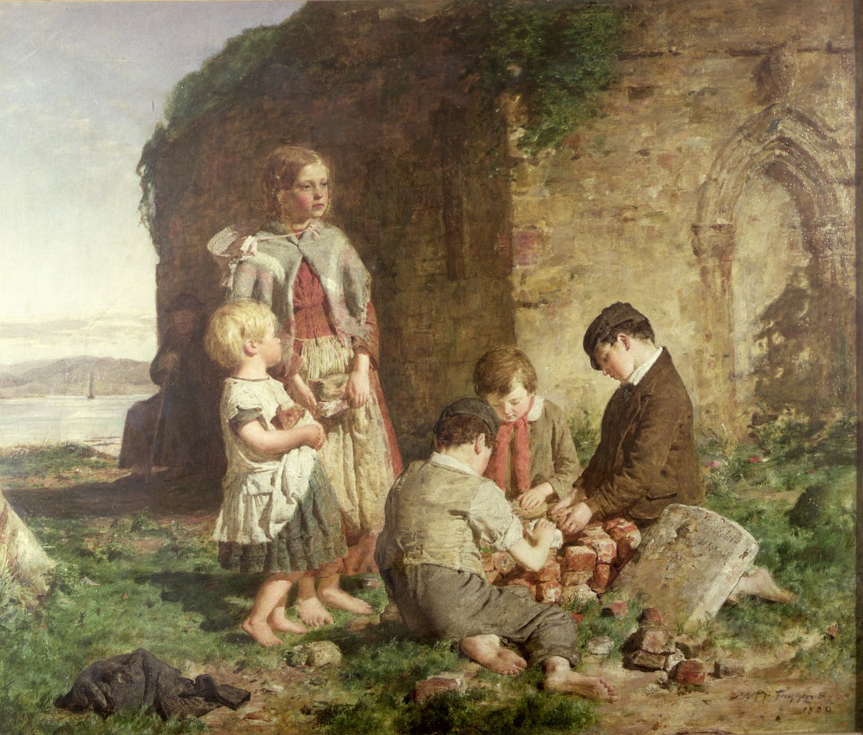 Minulost a současnost, 1860 od William McTaggart