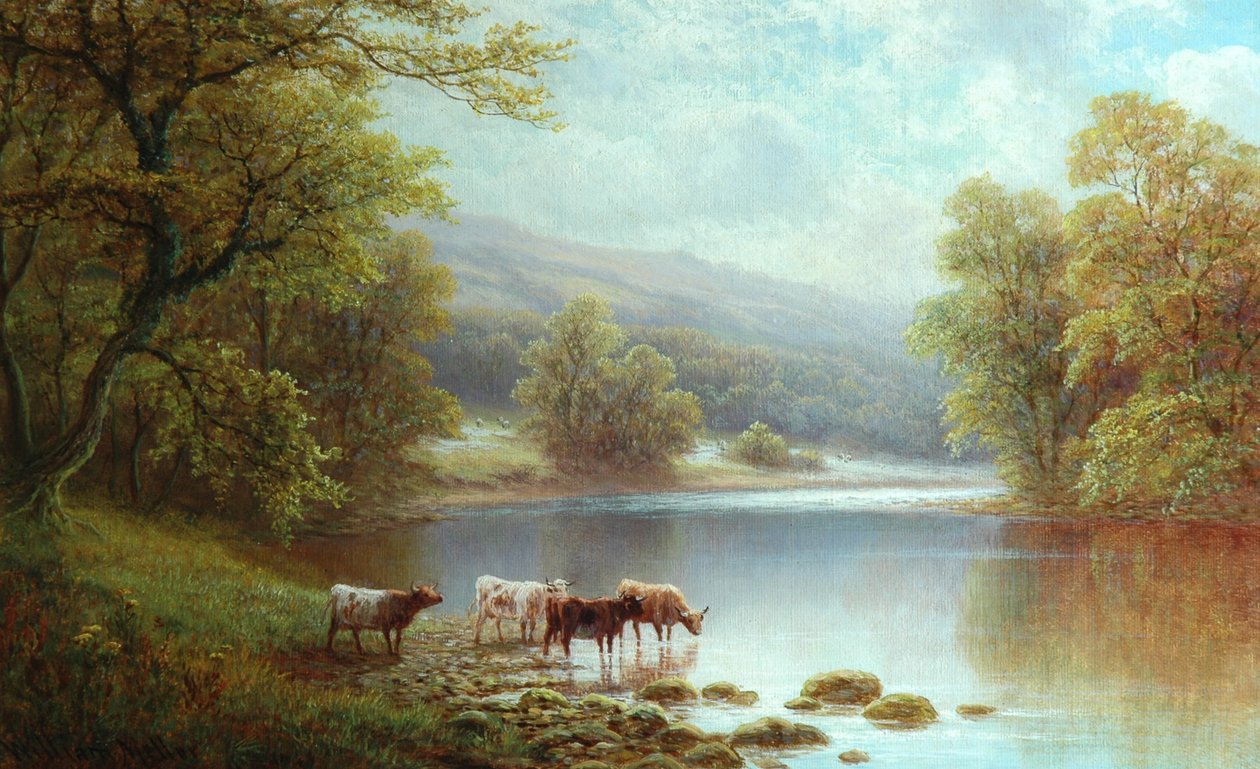 Na Wharfe, Bolton Woods od William Mellor