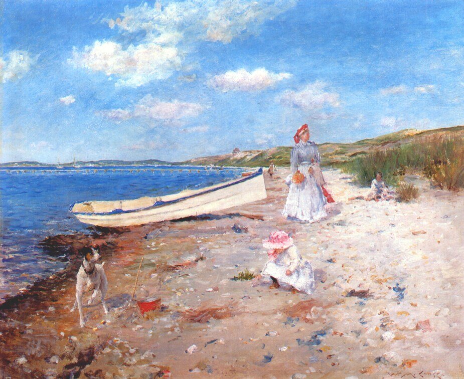 Slunečný den v Shinnecock Bayn od William Merritt Chase