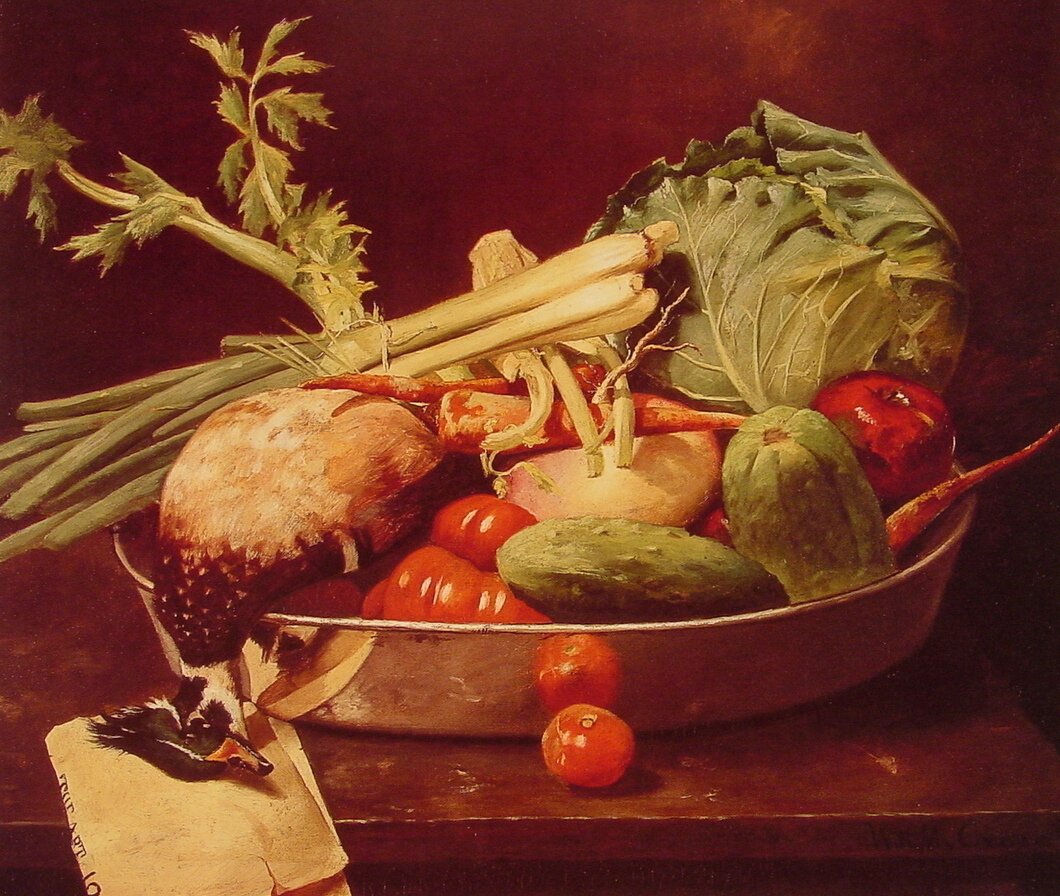 Zátiší s Vegetablen od William Merritt Chase