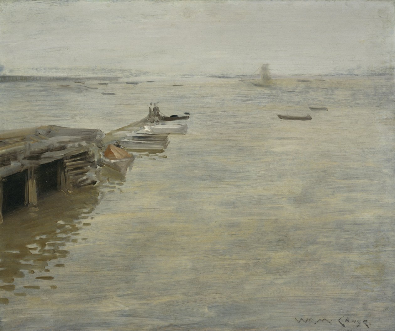 Šedý den, 1886 od William Merritt Chase