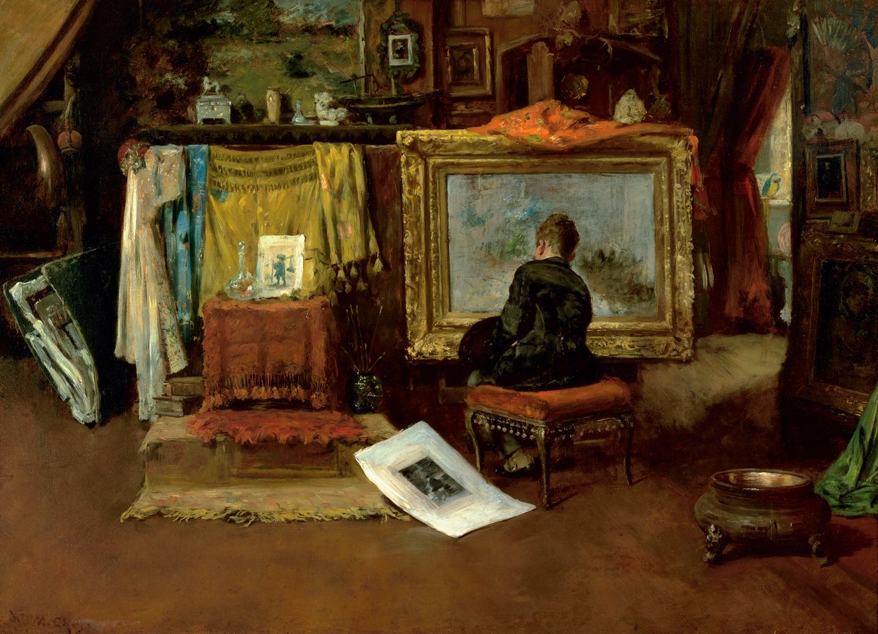 The Inner Studio, Desátá ulice, 1882 od William Merritt Chase