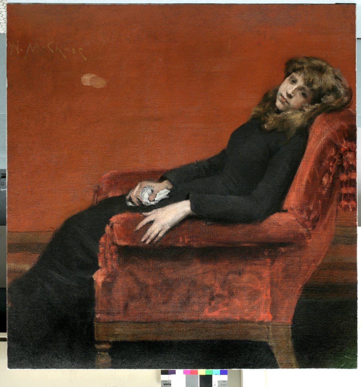 Mladý sirotek od William Merritt Chase